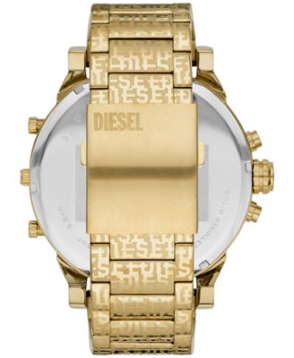 Men's Mr. Daddy 2.0 Quartz Gold-Tone Stainless Steel Watch 57mm