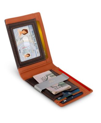 Men's Slim Bifold   Wallet with Money Clip