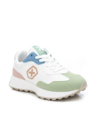 Women's Sneakers By  White With Multicolor Accent