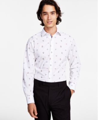 macy's black dress shirt