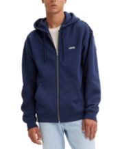 Calvin Klein Big Boys Monogram Duo Sherpa Lined Full Zip Sweatshirt - Macy's
