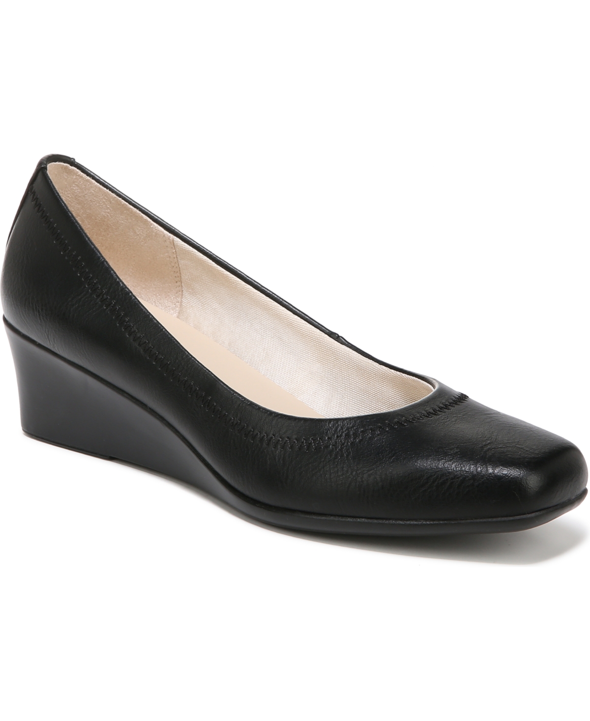 Groovy Wedge Pumps - Dark Tan