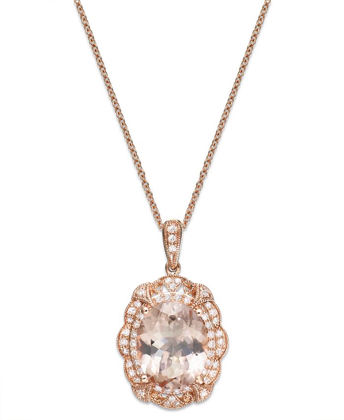 Effy morganite necklace Clearance
