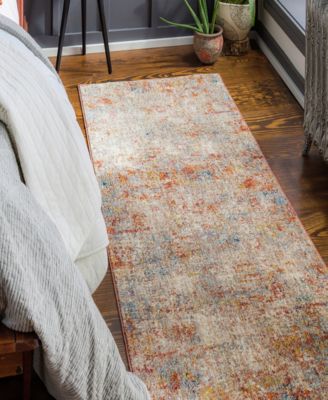 Mirabel MBE-2300 2'7" x 10' Runner Area Rug