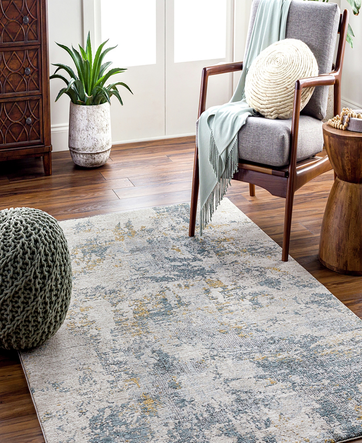 Closeout! Livabliss Dresden Dre-2300 Area Rug - Teal
