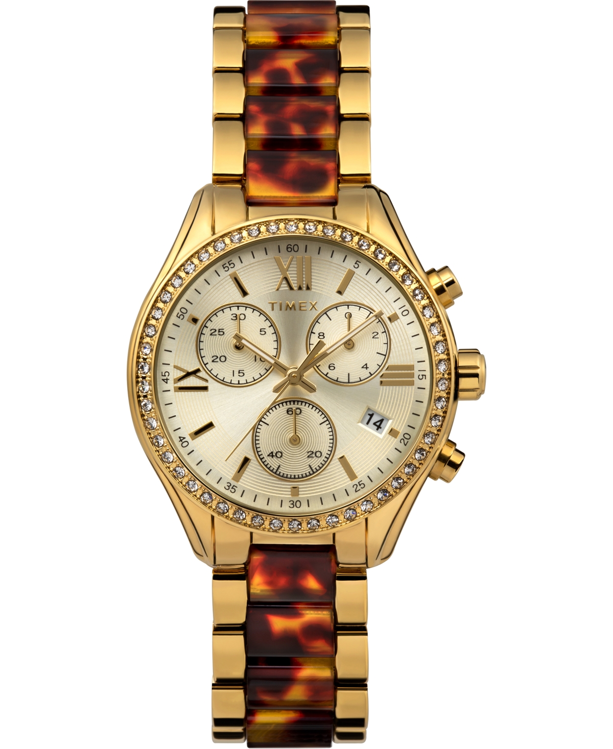 Women's Quartz Analog Premium Dress Alloy Gold-Tone Watch 38mm - Gold-Tone