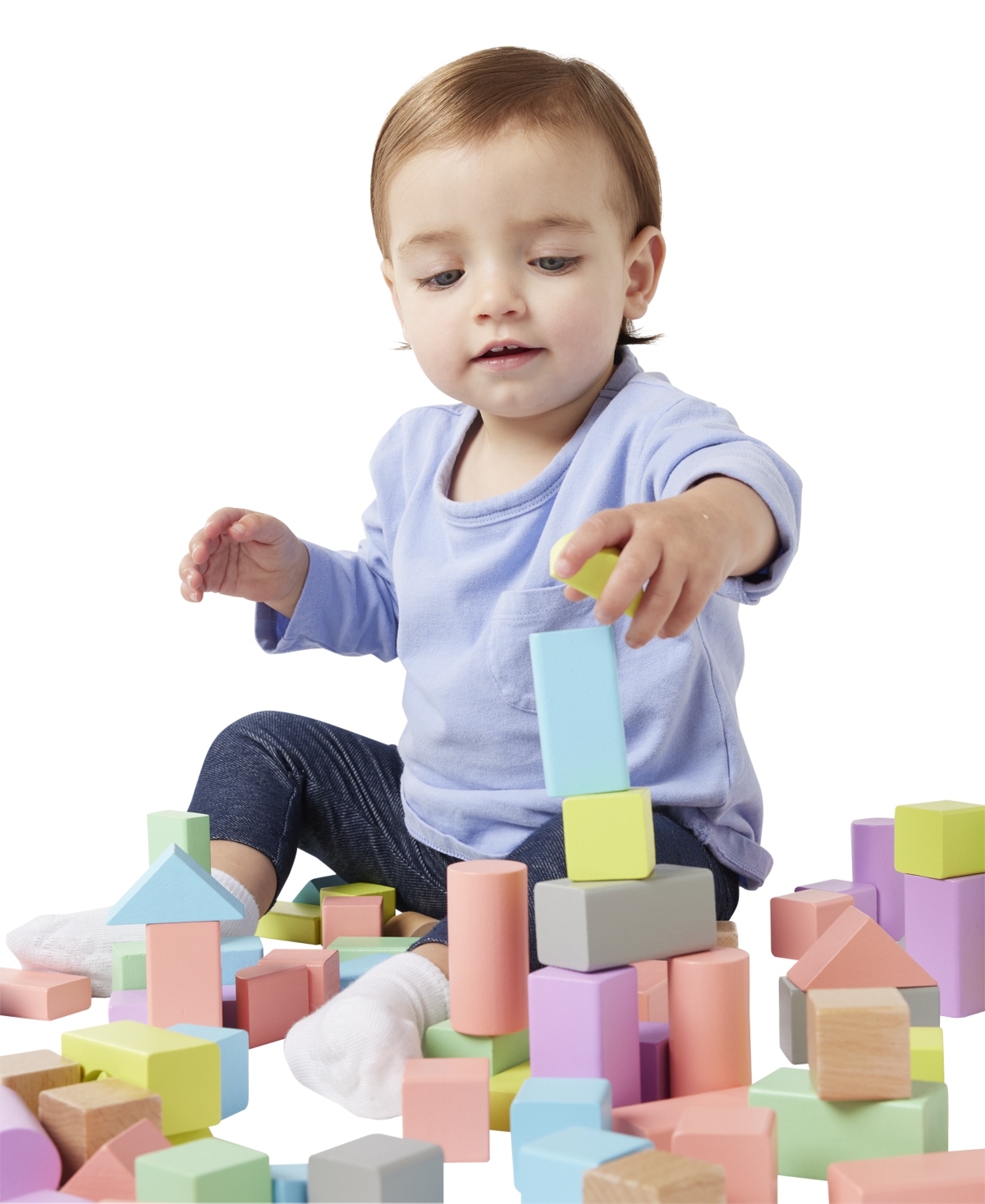 IMAGINARIUM WOODEN BLOCK SET 100 PIECES, CREATED FOR YOU BY TOYS R US 