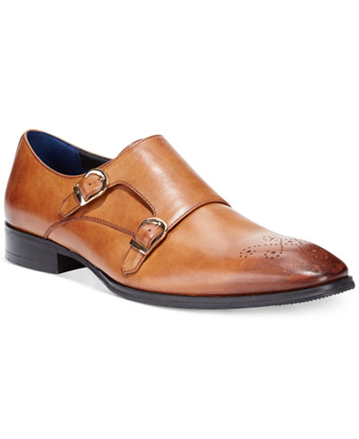 Bar III Men's Carrick Monk Strap with Medallion, Only at Macy's