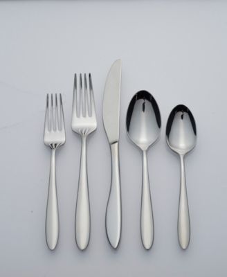 Mooncrest 65 Piece Everyday Flatware Set, Service For 12