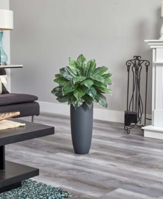 37” Aglaonema Artificial Plant in Planter (Real Touch)