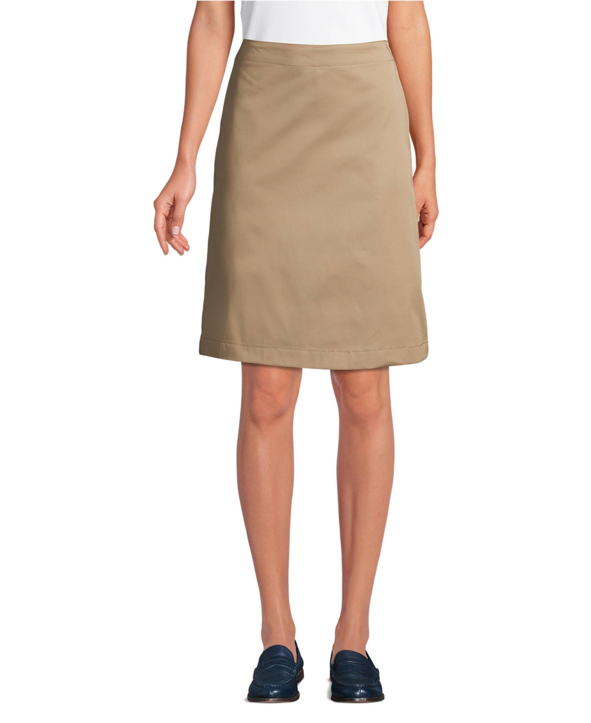 Lands' End Women's Blend Chino Skort Top of Knee