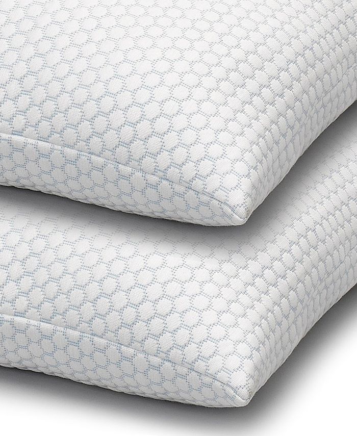 Ella Jayne Cool N' Comfort Medium Density Gel Fiber Pillow with CoolMax