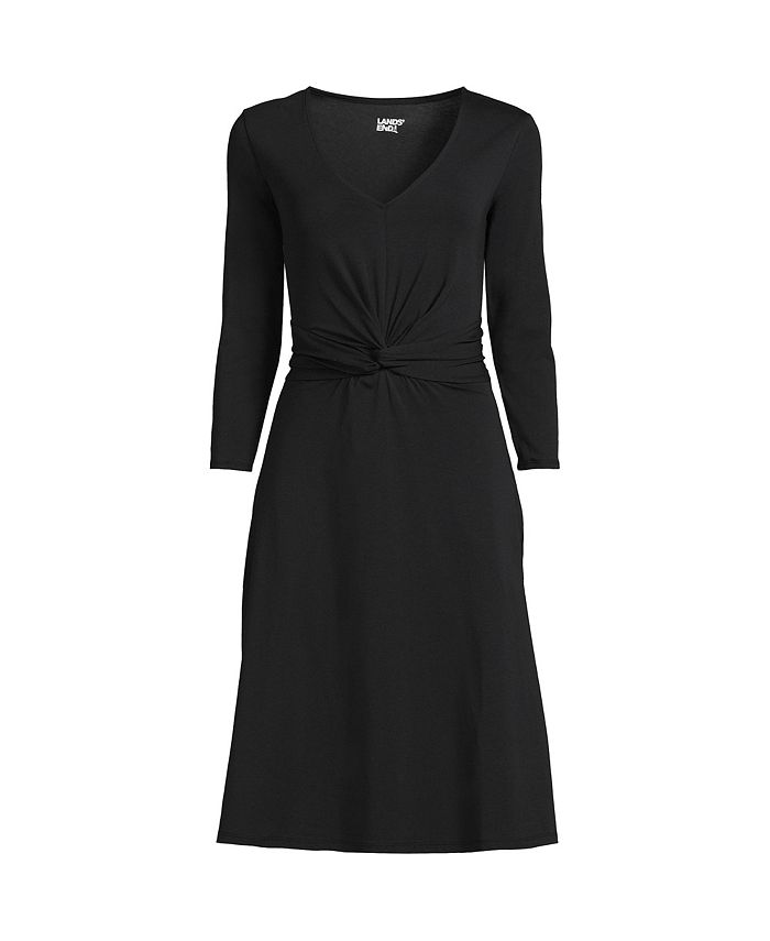 Lands end new arrivals black dress