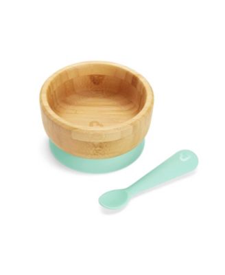 Munchkin - Bambou Suction Bowl & Silicone Spoon