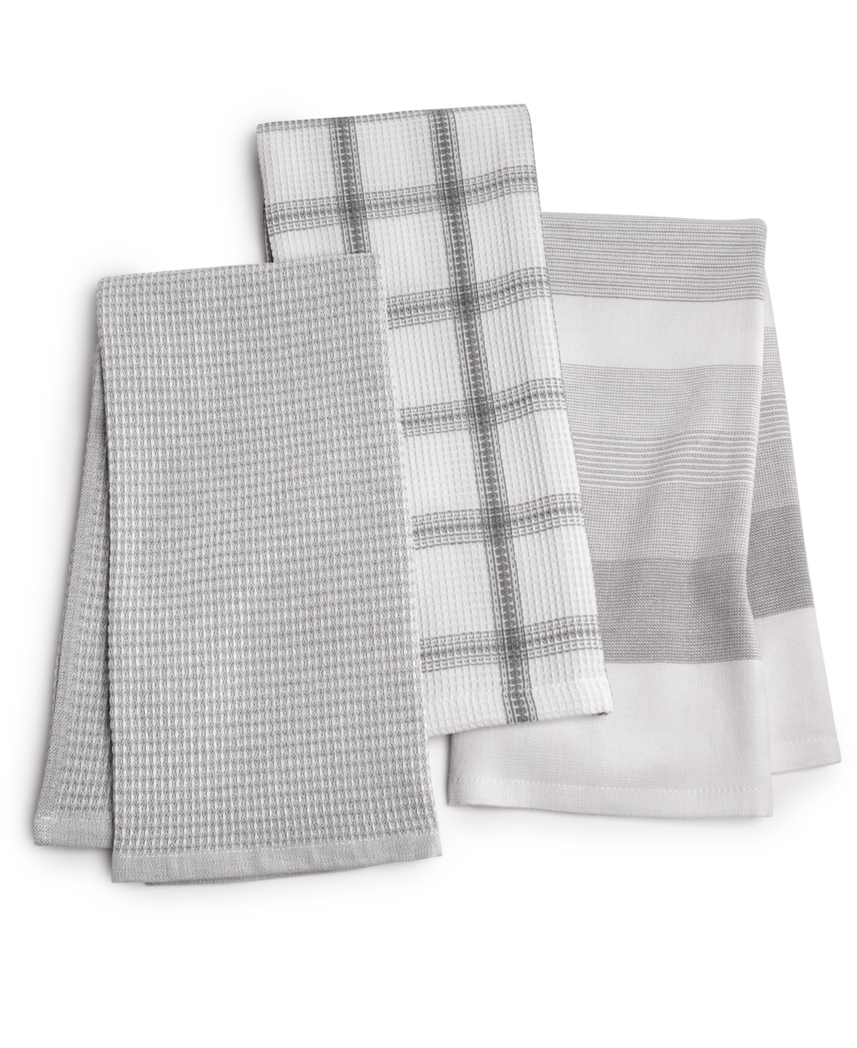 Core 3-Pc. Cotton Gray Towels Set, Created for Macy's