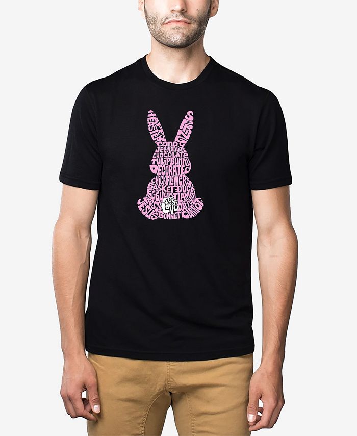 LA Pop Art Men's Short Sleeves Premium Blend Word Art T-shirt - Macy's