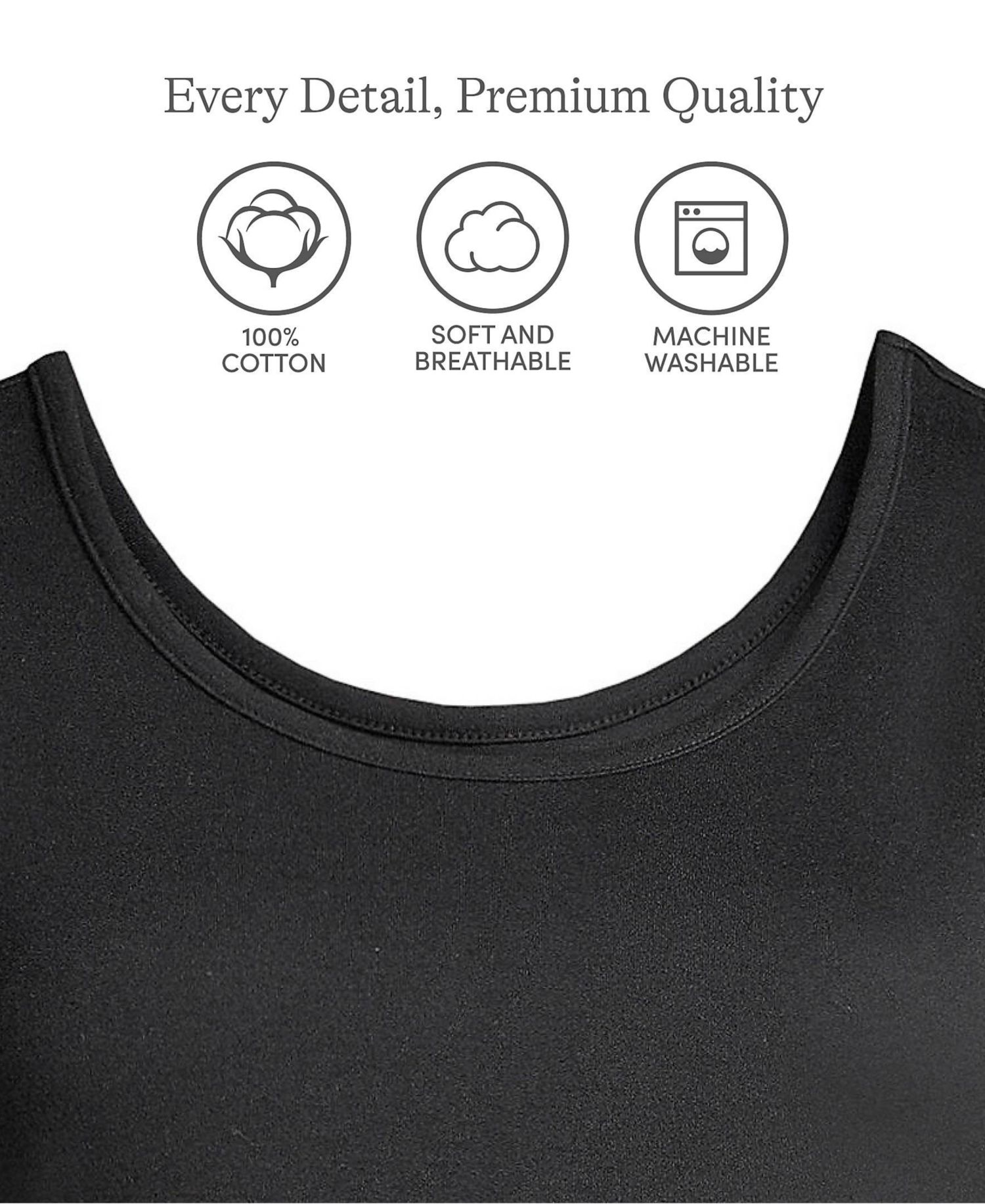 Plus Size Cotton Tank Top