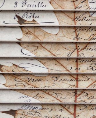 Maple Leaf Window Shutter Wall Decor