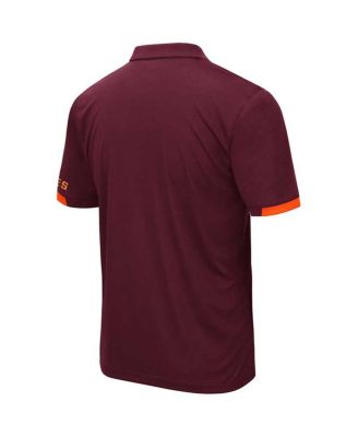 Men's Maroon Virginia Tech Hokies Big and Tall Santry Polo Shirt