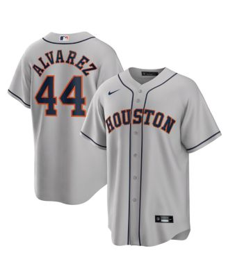 Men's Yordan Álvarez Gray Houston Astros Road Replica Player Jersey