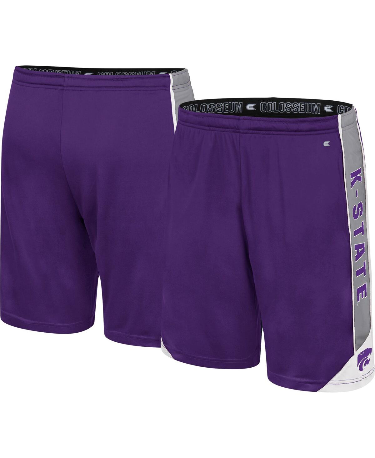 Men's Colosseum Purple Kansas State Wildcats Haller Shorts - Purple