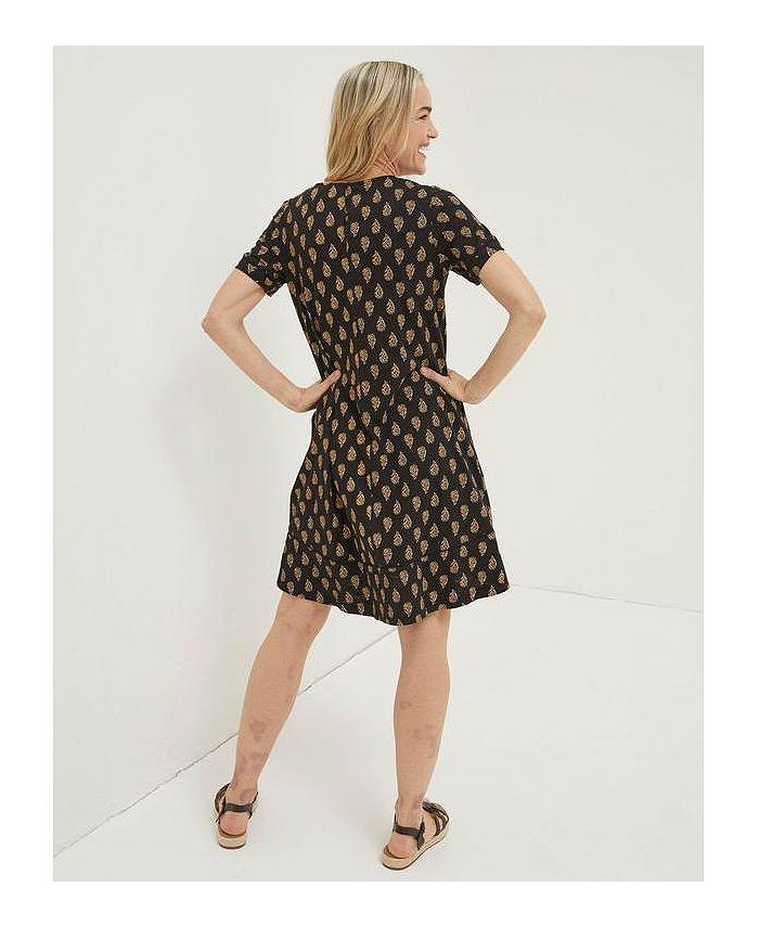 fatface simone velvet dress