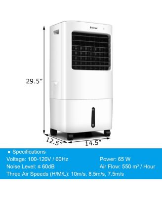Evaporative Portable Air Cooler Fan & Humidifier