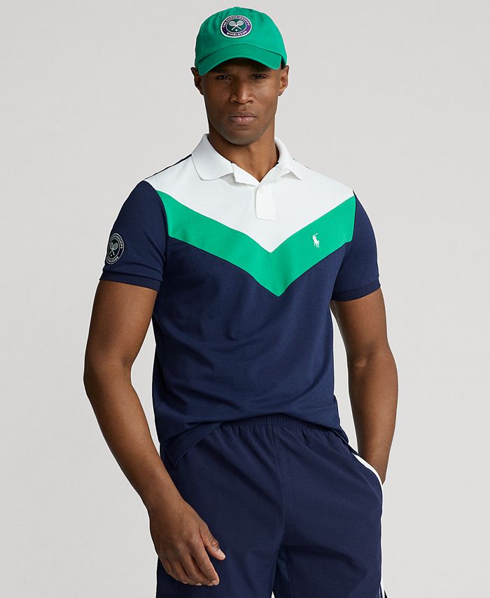 Polo Ralph Lauren Men's Wimbledon Custom Slim Fit Polo Shirt - Macy's