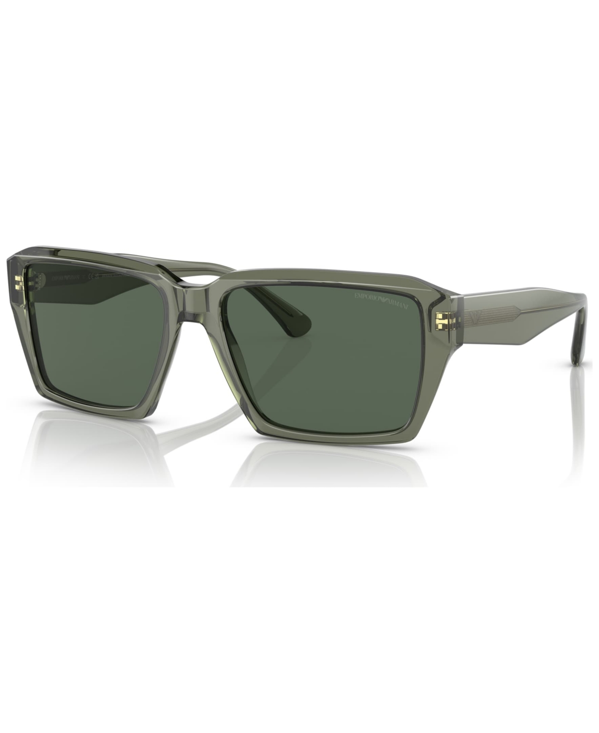 Emporio Armani Man Sunglasses Ea4186f In Dark Green