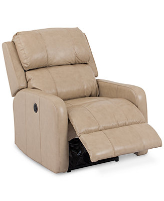 Furniture Colton Leather Power Recliner - Furniture - Macy&#39;s