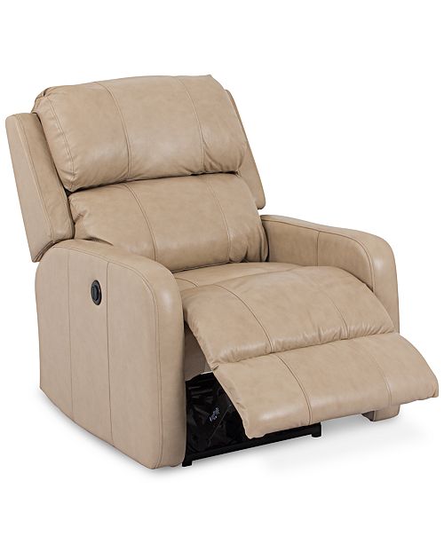 Furniture CLOSEOUT! Colton Leather Power Recliner & Reviews - Furniture - Macy&#39;s