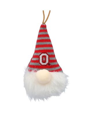 FOCO Ohio State Buckeyes Plush Striped Hat Gnome Ornament - Macy's