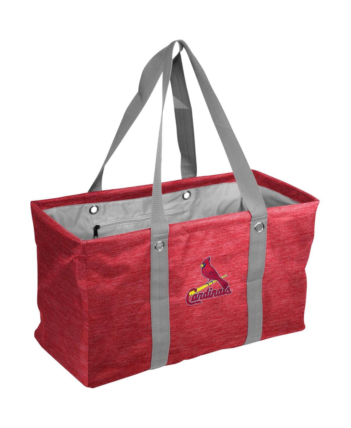 Logo Brands Men's And Women's St. Louis Cardinals Crosshatch Picnic Caddy Tote Bag