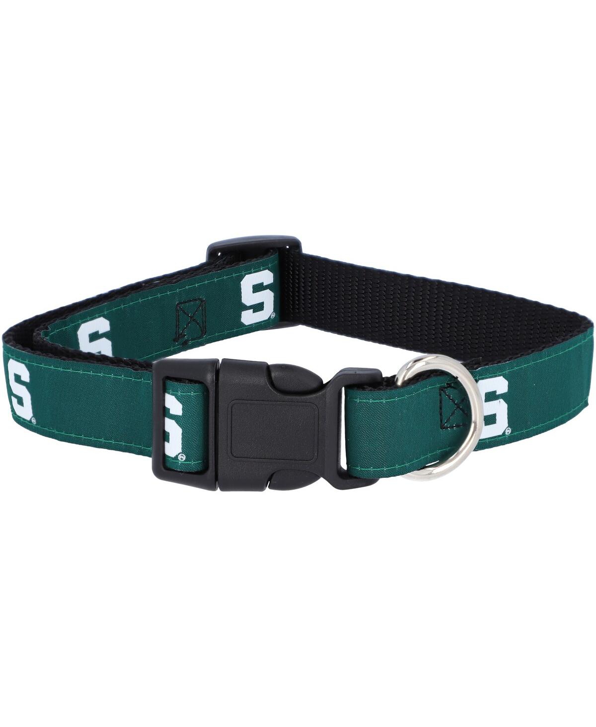 Michigan State Spartans 1" Regular Dog Collar - Green