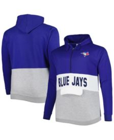 Men's Fanatics Branded Royal/Heather Royal Toronto Blue Jays Call The Shots Pullover Hoodie