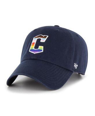 Men's Navy Cleveland Guardians Team Pride Clean Up Adjustable Hat