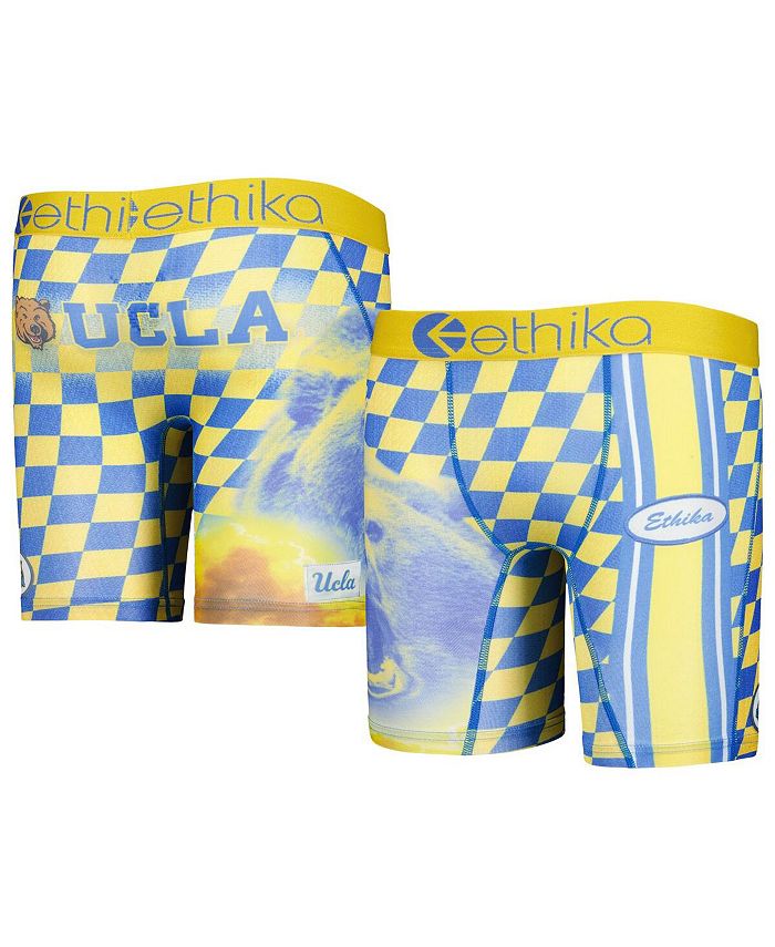 Ethika Youth Boys and Girls Blue UCLA Bruins Make Noise Plaid Boxer Briefs  - Macy's