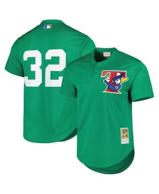 Men's Green Toronto Blue Jays Cooperstown Collection Mesh Batting Practice Jersey