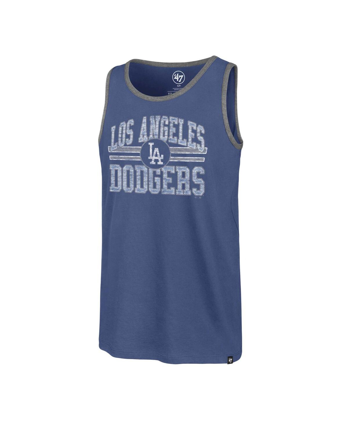 Shop 47 Brand Men's ' Royal Los Angeles Dodgers Winger Franklin Tank Top