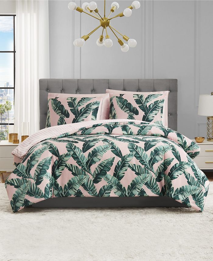 Juicy Couture Tropical Palm Reversible Comforter Sets & Reviews ...
