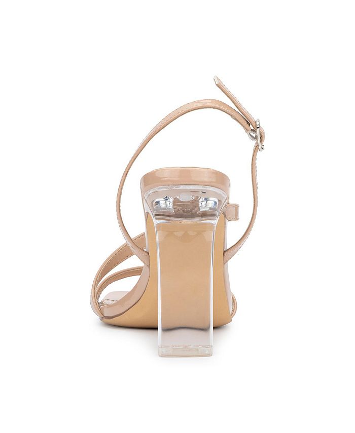 New York & Company Women's Lory Asymmetrical Heel Sandal Macy's