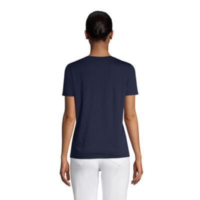 Women's Relaxed Supima Cotton Short Sleeve Crewneck T-Shirt