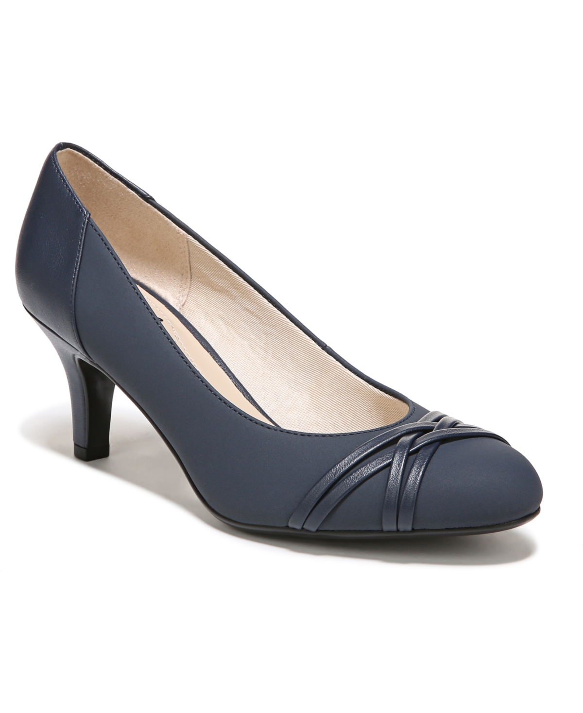 Pascal Pumps - Navy Faux Leather