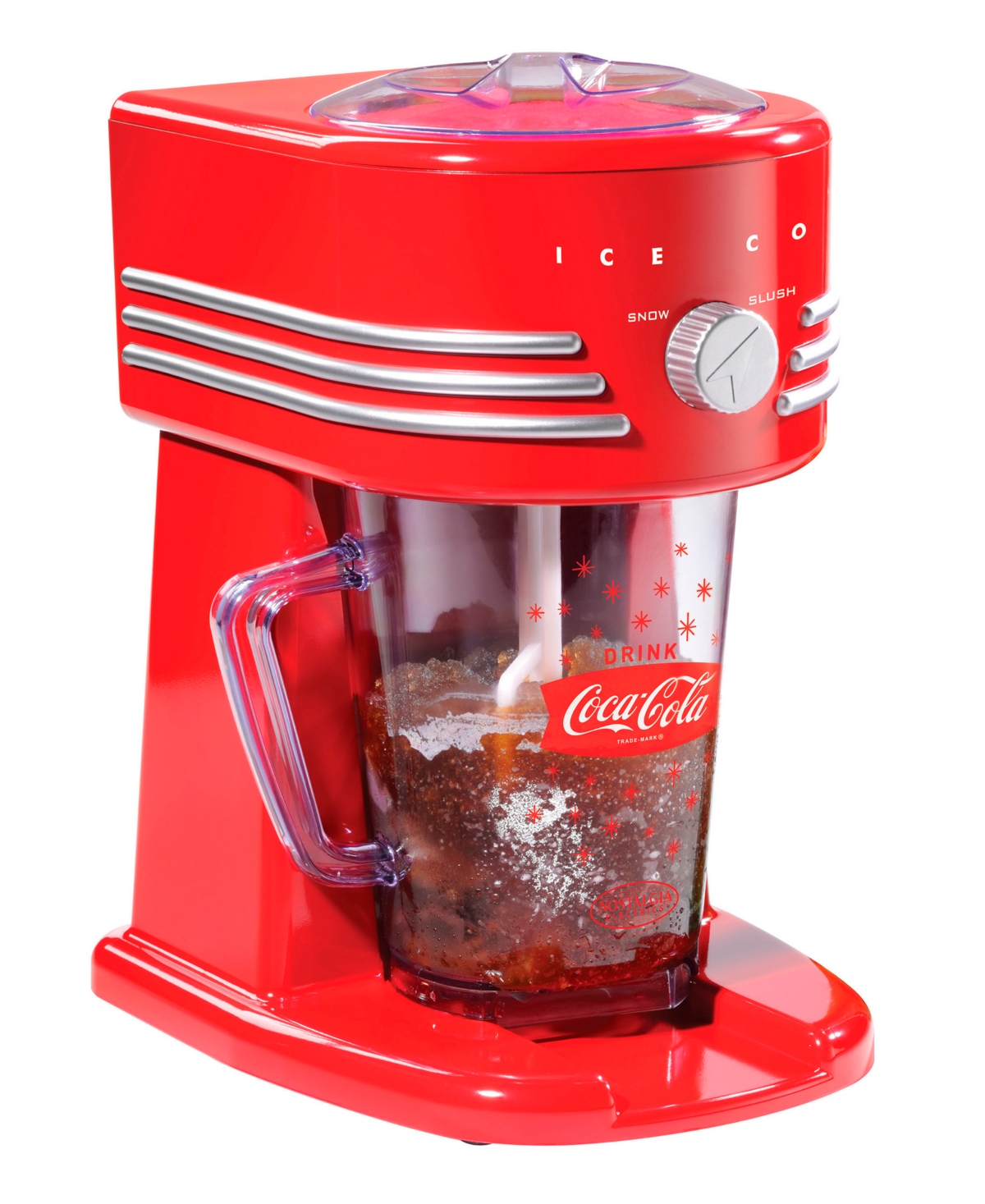 Coca-cola Nostalgia 40 Ounce Frozen Beverage Station In Red