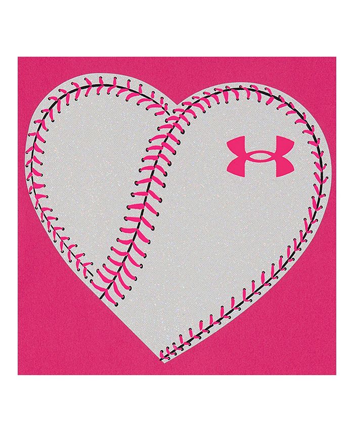 Under Armour Little Girls Softball Heart Tshirt and Shorts Set Macy's
