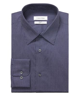 Calvin Klein - Men's Steel+ Regular-Fit Wrinkle-Free Stretch Dress Shirt