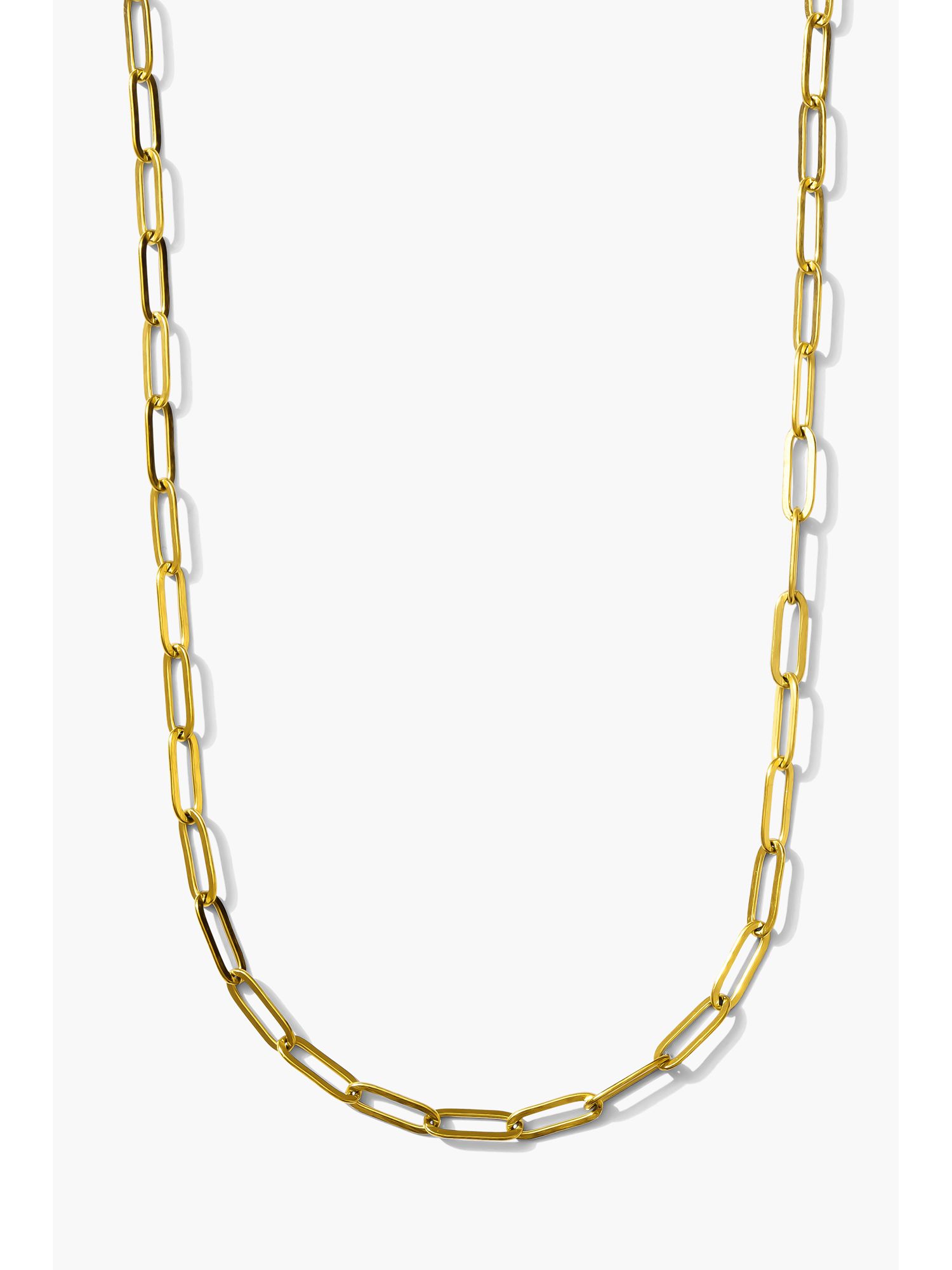 Stainless Steel Paperclip Chain Necklace