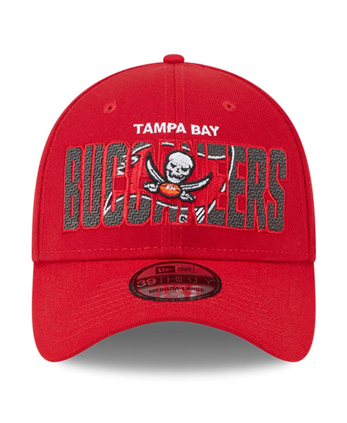Shop New Era Men's  Red Tampa Bay Buccaneers 2023 Nfl Draft 39thirty Flex Hat
