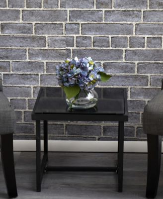 Blooming Hydrangea Artificial Arrangement in Vase