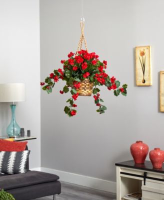 Geranium UV-Resistant Indoor/Outdoor Hanging Basket